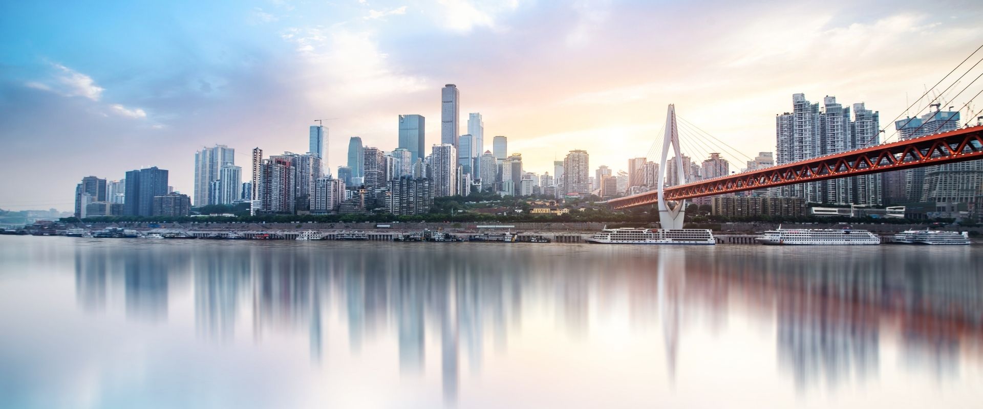 Modern metropolis skyline, Chongqing, China